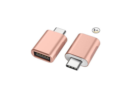 (2 Pack)USB-C to USB 3.0 Adapter, Type-C to USB,Thunderbolt 3 to USB Female Adapter OTG for MacBook Pro 2019,MacBook Air 2020,iPad Pro 2020 ,More Type-C Devices